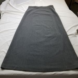 Dialogue Grey Maxi Skirt Sz 10